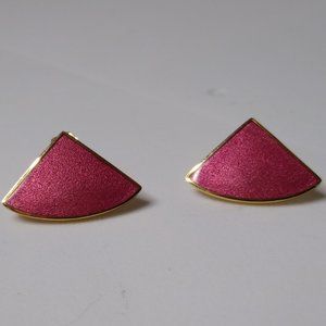 Vintage Pink Isle Of Skye Stud Earrings